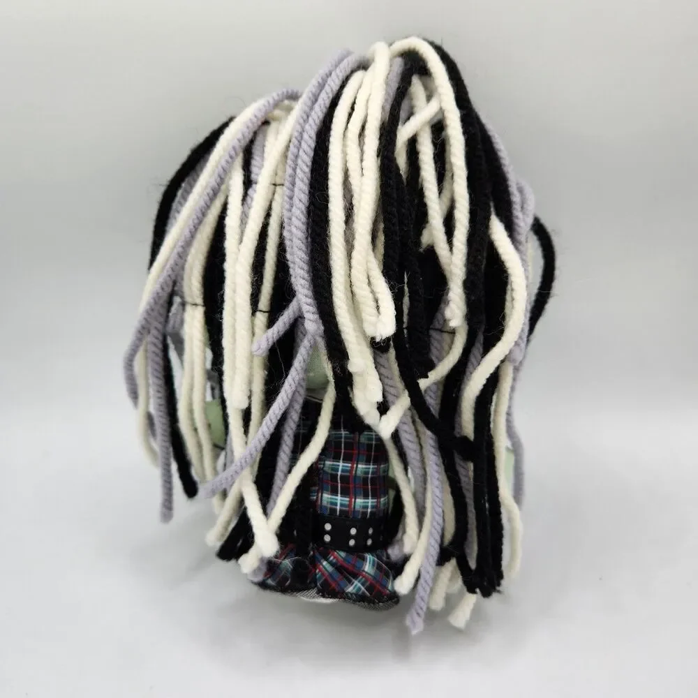 Monster High Frankie Stein Plush Rag Doll Yarn Hair Button Eyes 9-Inch